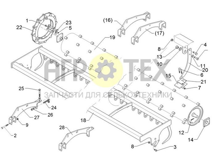 Чертеж TSW D500-250-20R-125