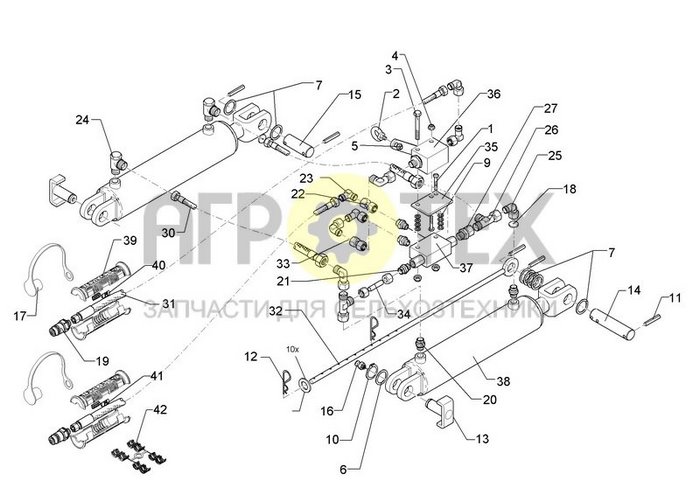 Чертеж 2x63x245 HG-ST