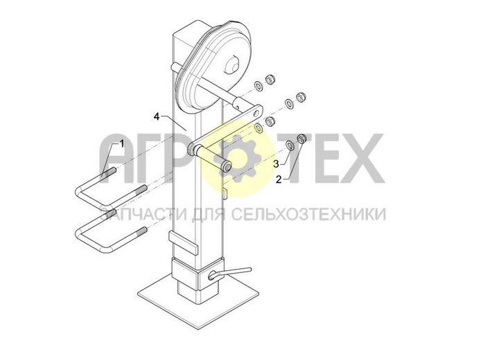 Чертеж 110x110x950/450