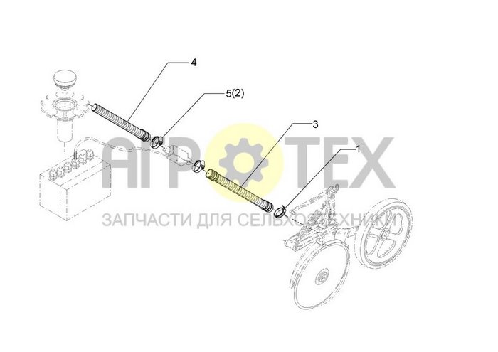 Чертеж D25x300 D25x570