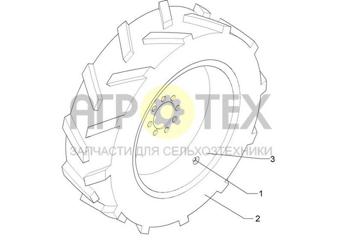 Чертеж 500/50-17 10PR  RE Flotation+