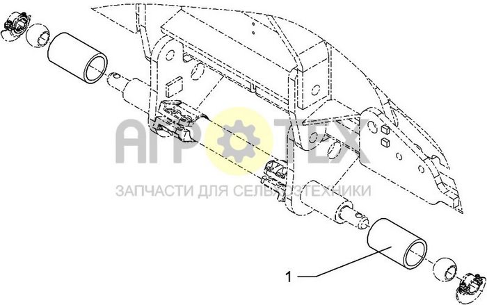 D88,9x8,8x140 Zn (№1 на схеме)