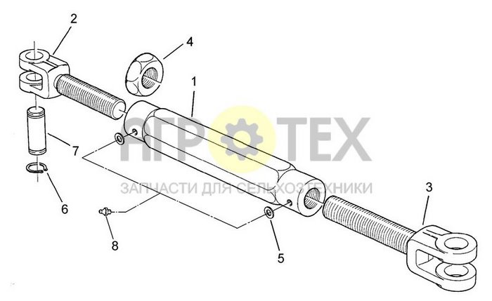 Чертеж TR30x3/610/415