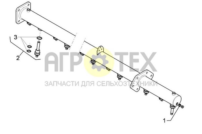 Чертеж ED20x80 16x125