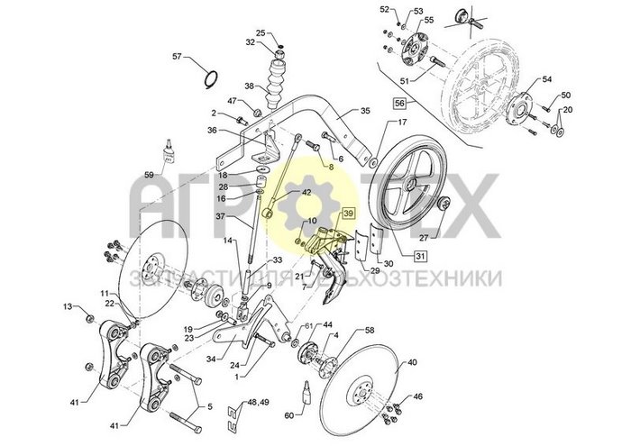 Чертеж D350/330-250 (B) OptiDisc