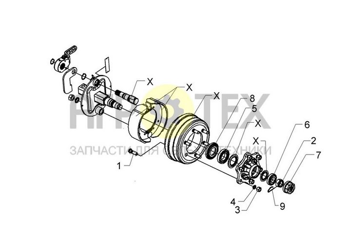 Чертеж (A)V60-300x60 LI 6-205 M18x1,5