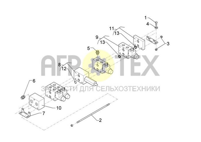 Чертеж Solitair 2V-1M-2T