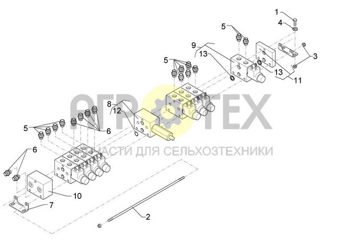 Чертеж Solitair 4V-1M-4T