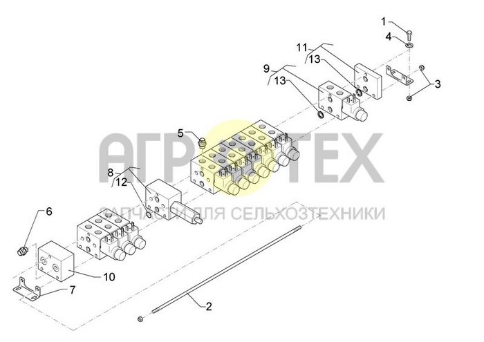 Чертеж Solitair 3V-1M-8T