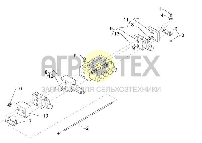 Чертеж Solitair 1V-1M-6T