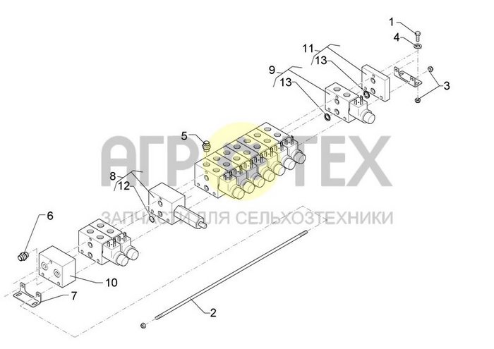 Чертеж Solitair 2V-1M-8T