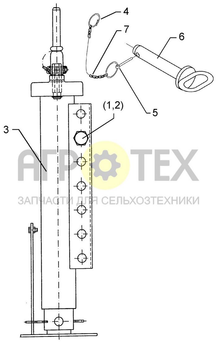 Чертеж D185x720 0-300mm