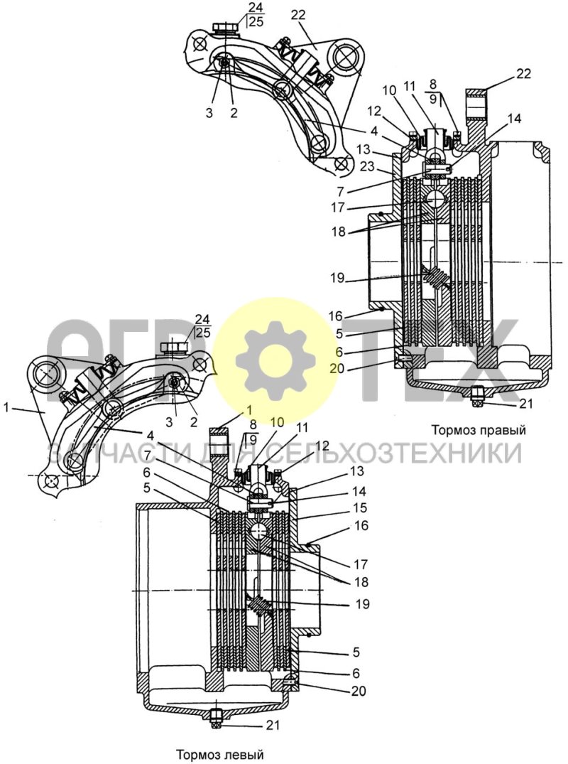 №23 (1220 - Тормоза «мокрые»)