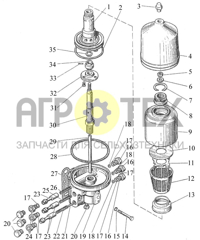 №12 (МТЗ-1523 - Фильтр-распределитель)