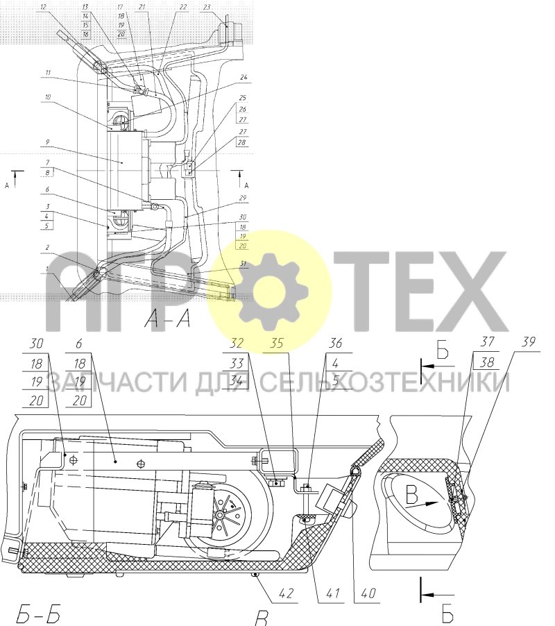 №9 (МТЗ-2022 - Установка отопителя-охладителя)