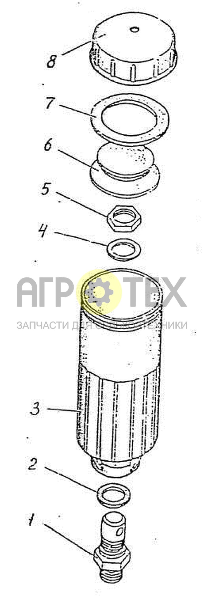 Бачок (№822-1602120 на схеме)