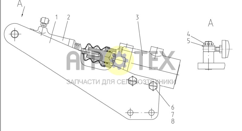 Гидроусилитель 2522-1602050-01 (№2 на схеме)