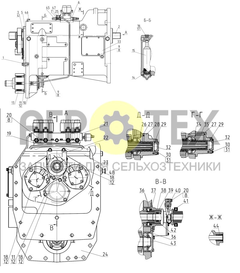 Корпус сцепления (№15 на схеме)