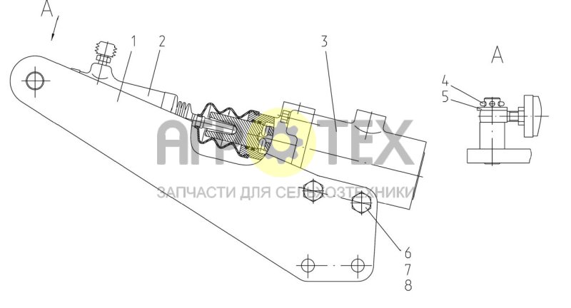 Гидроусилитель 2522-1602050-01 (№2 на схеме)