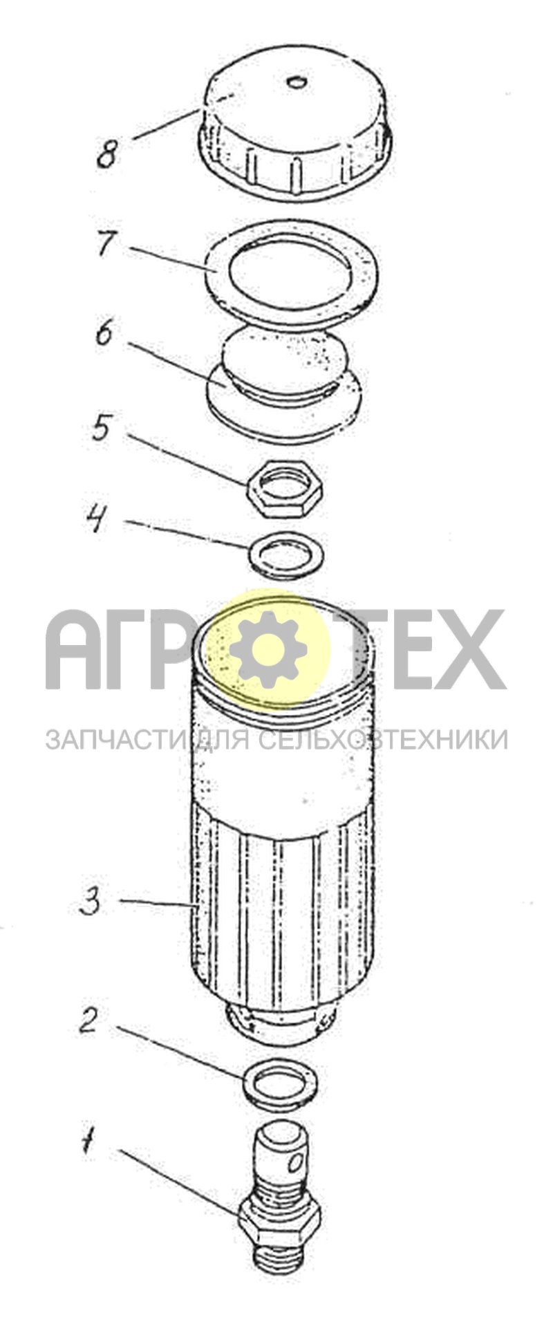 Бачок (№822-1602120 на схеме)