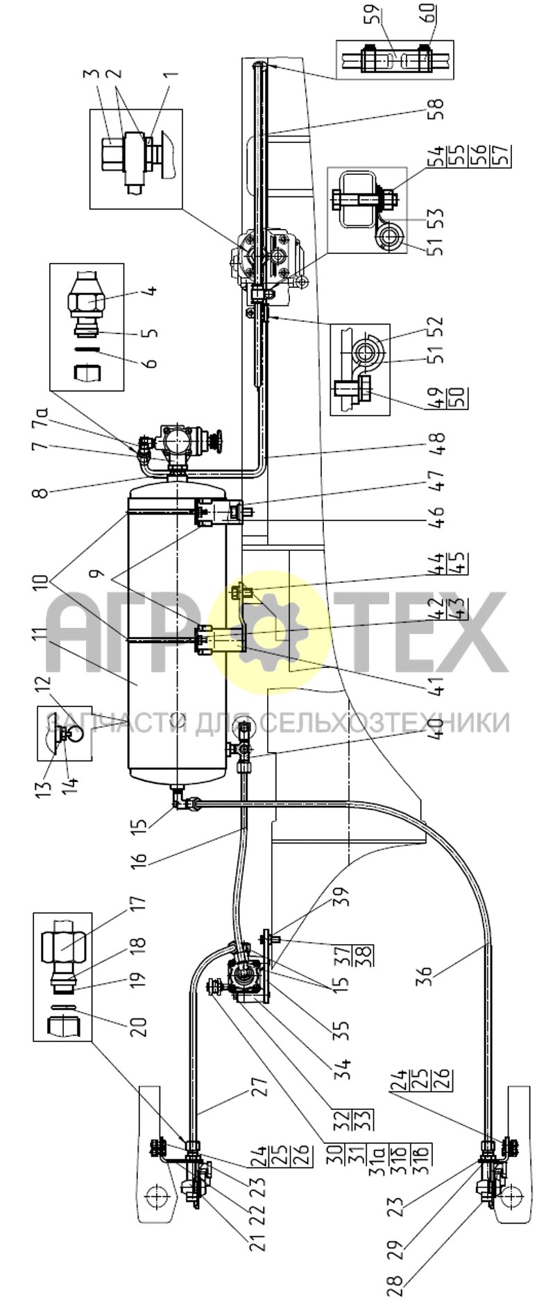 №70-2409035 (МТЗ-80 - Механизм блокировки дифференциала)