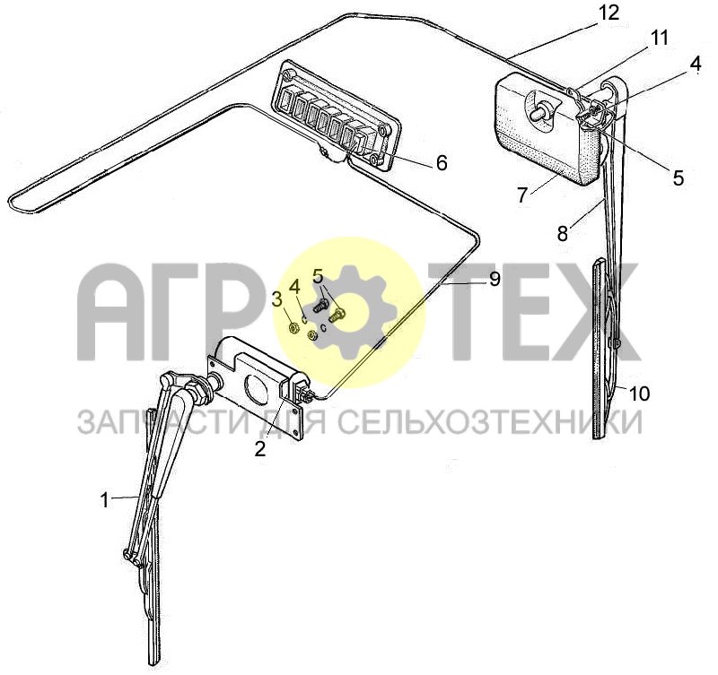 Стеклоочистители (№11 на схеме)