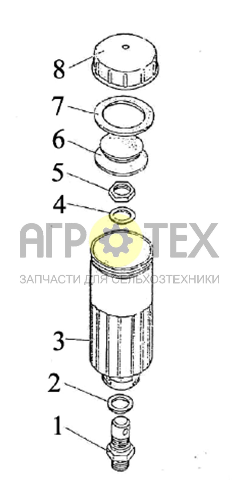 Бачок (№822-1602120 на схеме)